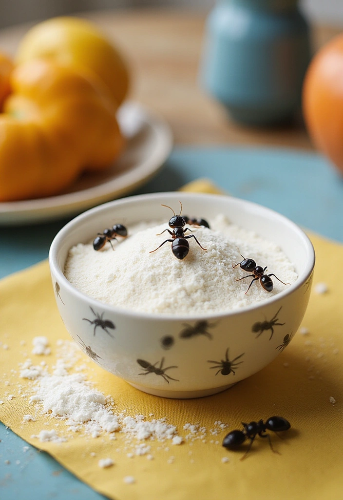 10 Ant Elimination Methods That Are Safe for Your Kids and Pets! - 9. Cornstarch Trap