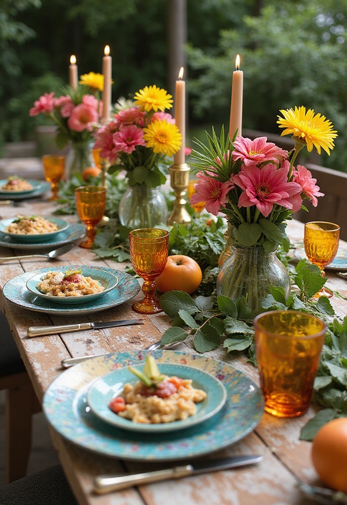 10 Tropical Decor Ideas That Will Bring a Slice of Paradise to Your Home This Summer! - 7. Tropical-Inspired Table Settings