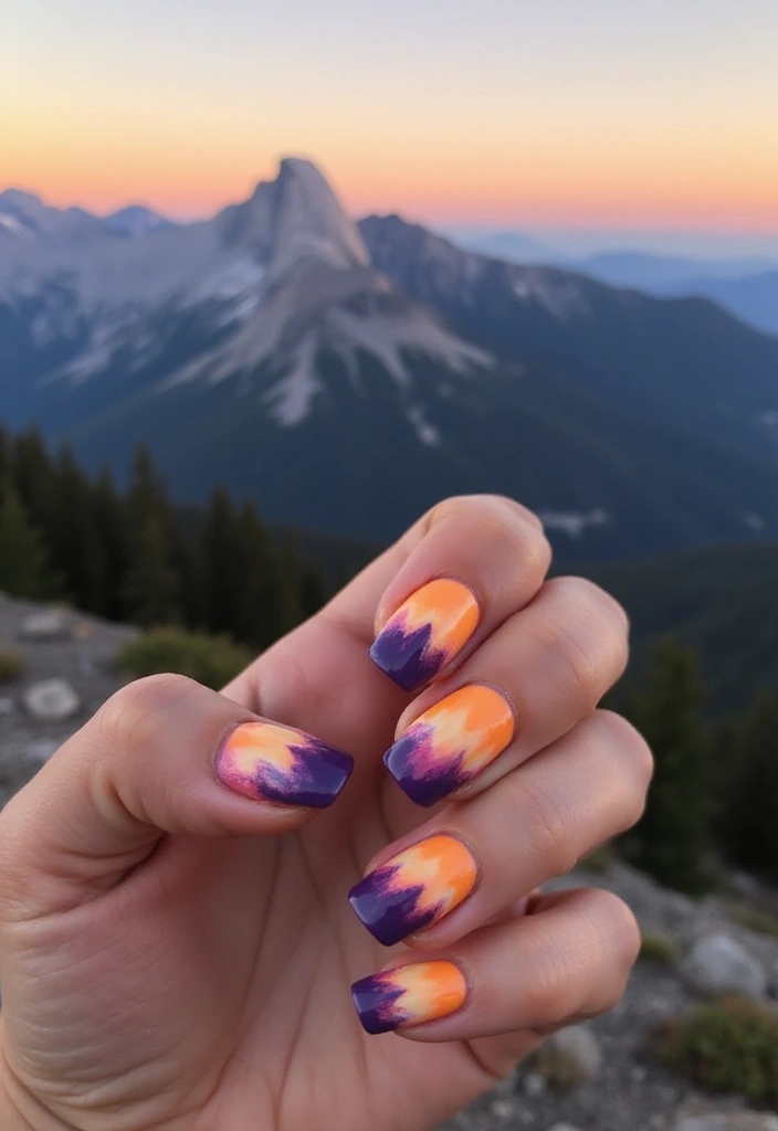14 Nail Shapes That Will Rule Summer Nails 2025 (You'll Want to Try #3!) - 8. Mountain Peak Shape: For the Adventurous