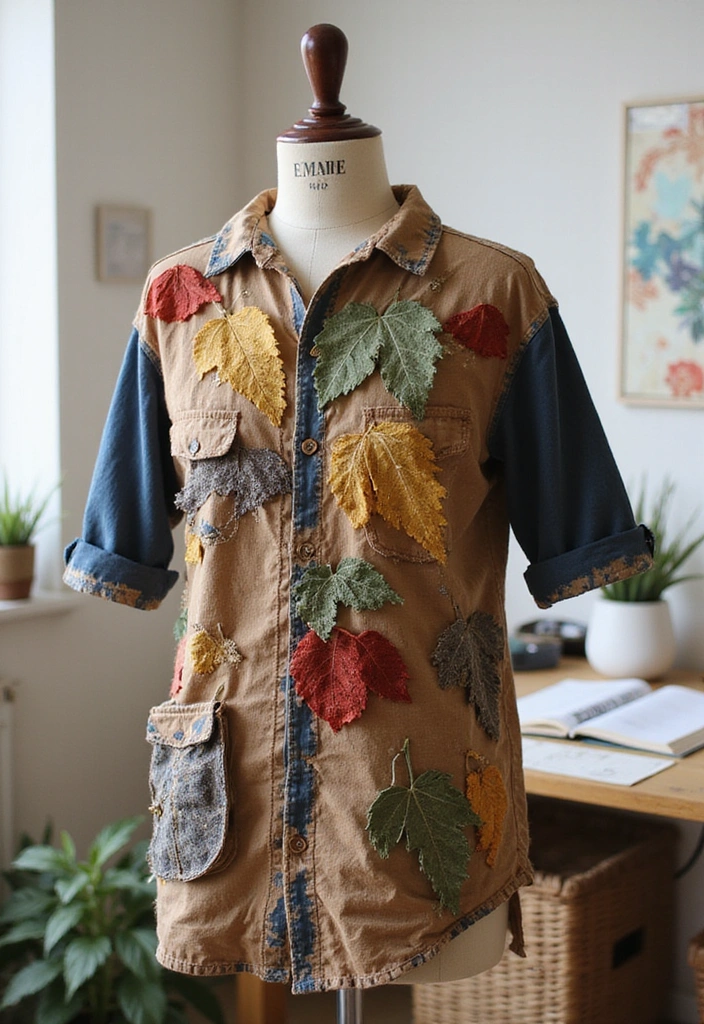 18 DIY Leavers Shirt Ideas That Will Let Your Creativity Shine on Graduation Day! - 15. Layered Fabrics