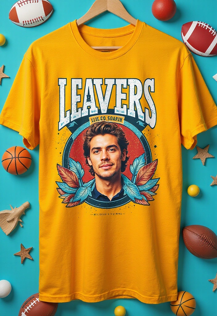 18 DIY Leavers Shirt Ideas That Will Let Your Creativity Shine on Graduation Day! - 9. Bold Graphic Prints