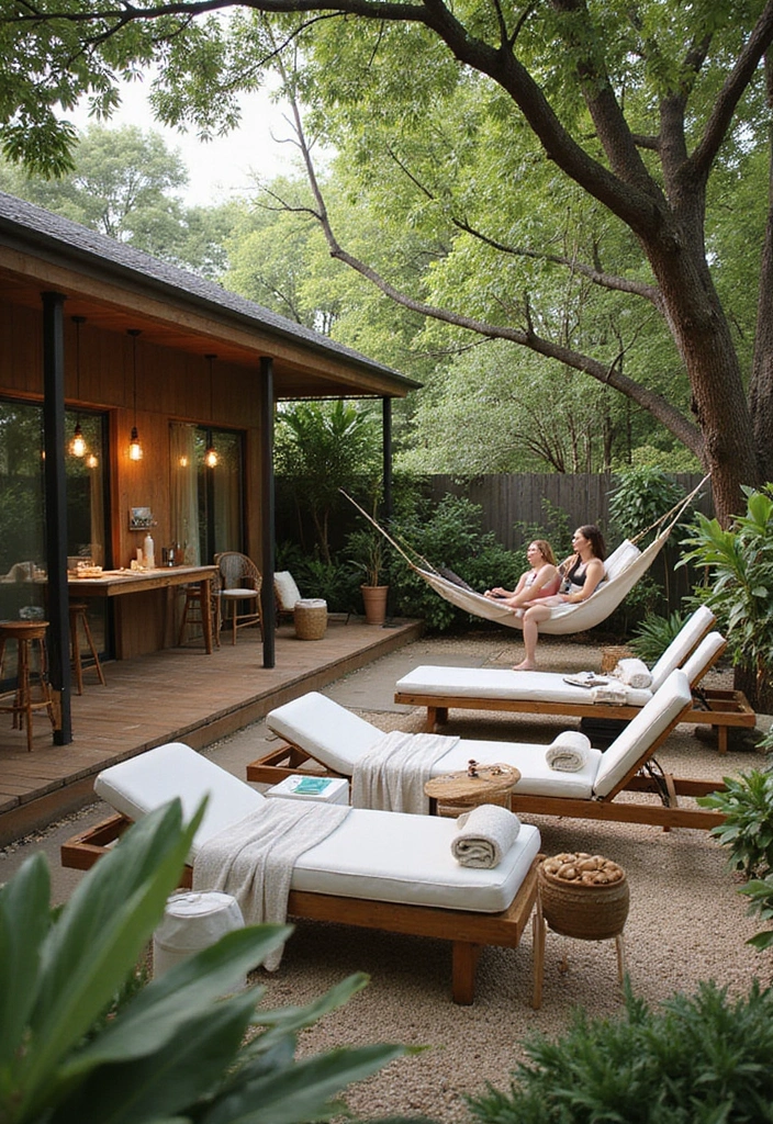18 Outdoor Party Ideas That'll Make Your Summer Gatherings Unforgettable! - 12. DIY Outdoor Spa Retreat