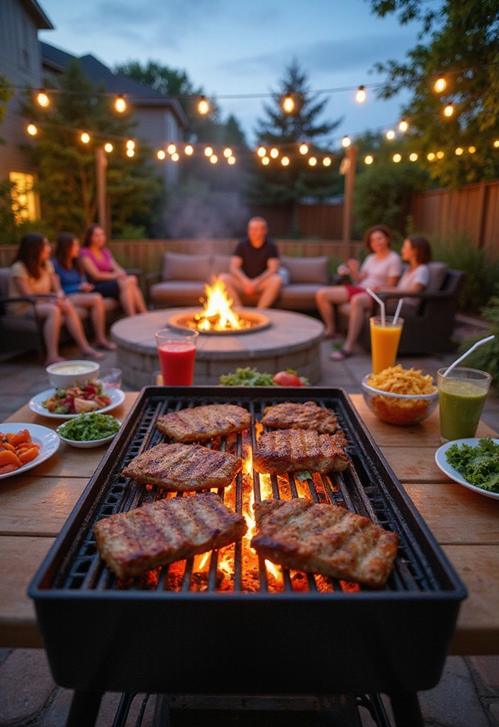 18 Outdoor Party Ideas That'll Make Your Summer Gatherings Unforgettable! - 5. Colorful BBQ Bash