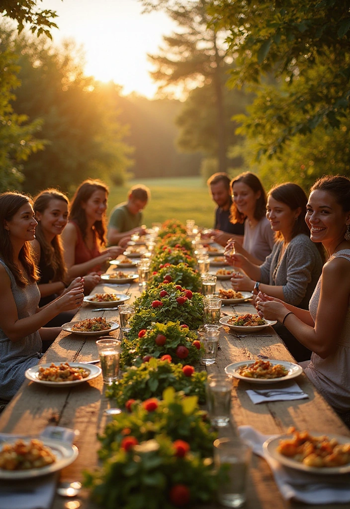 18 Outdoor Party Ideas That'll Make Your Summer Gatherings Unforgettable! - 8. Farm-to-Table Dinner