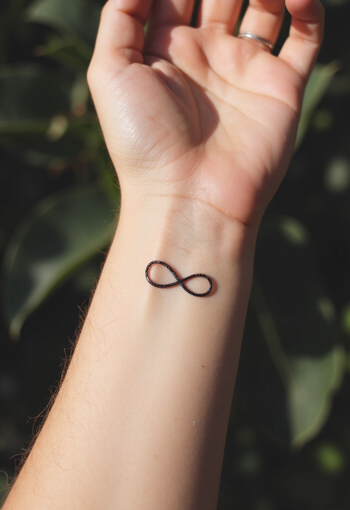 21 Minimalist Small Tattoo Ideas That Will Leave You Breathless (You’ll Love #10!) - 3. The Tiny Infinity Symbol