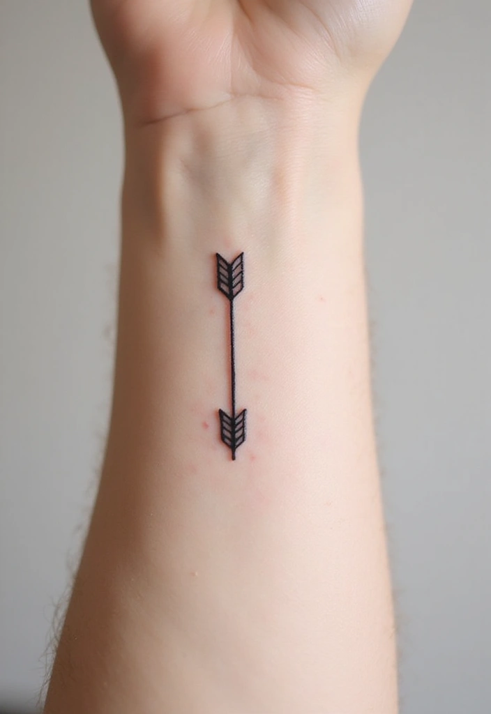 21 Minimalist Small Tattoo Ideas That Will Leave You Breathless (You’ll Love #10!) - 9. The Minimalist Arrow