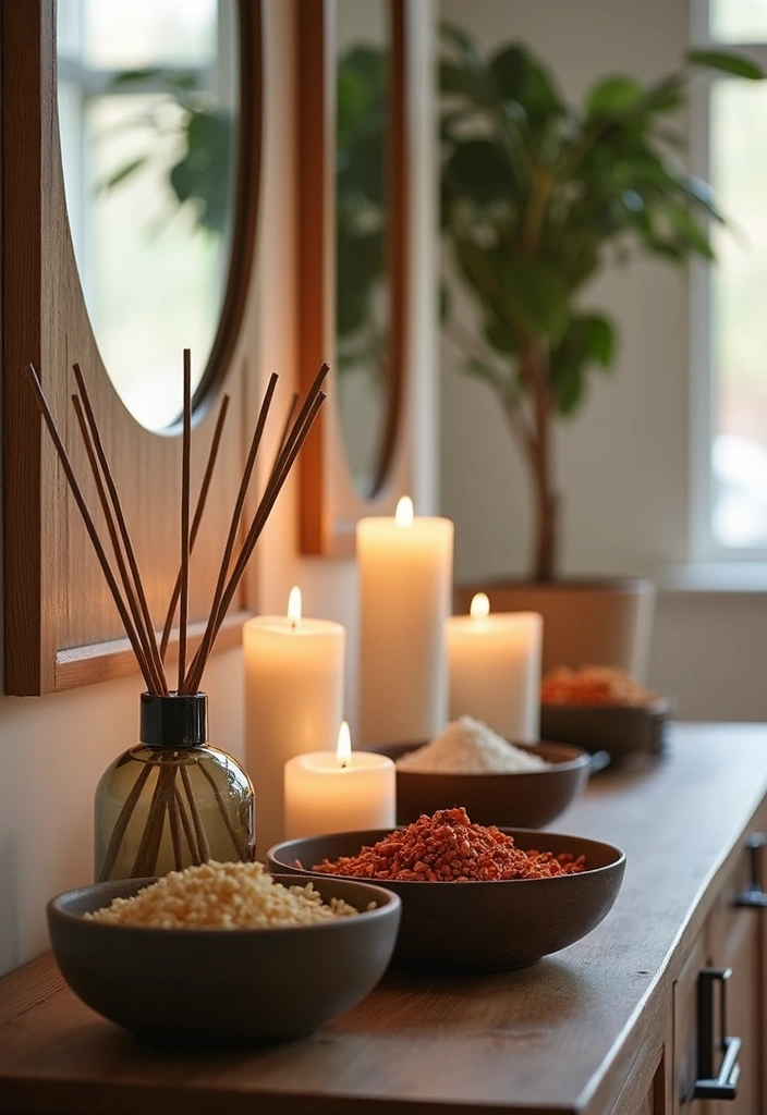 21 Summer Entryway Decor Tips That Will Make a Lasting First Impression (You Can't Miss #3!) - 10. Seasonal Scents