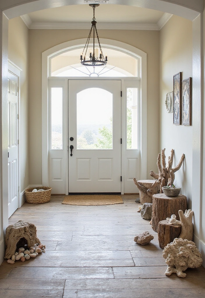21 Summer Entryway Decor Tips That Will Make a Lasting First Impression (You Can't Miss #3!) - 11. Outdoor Elements