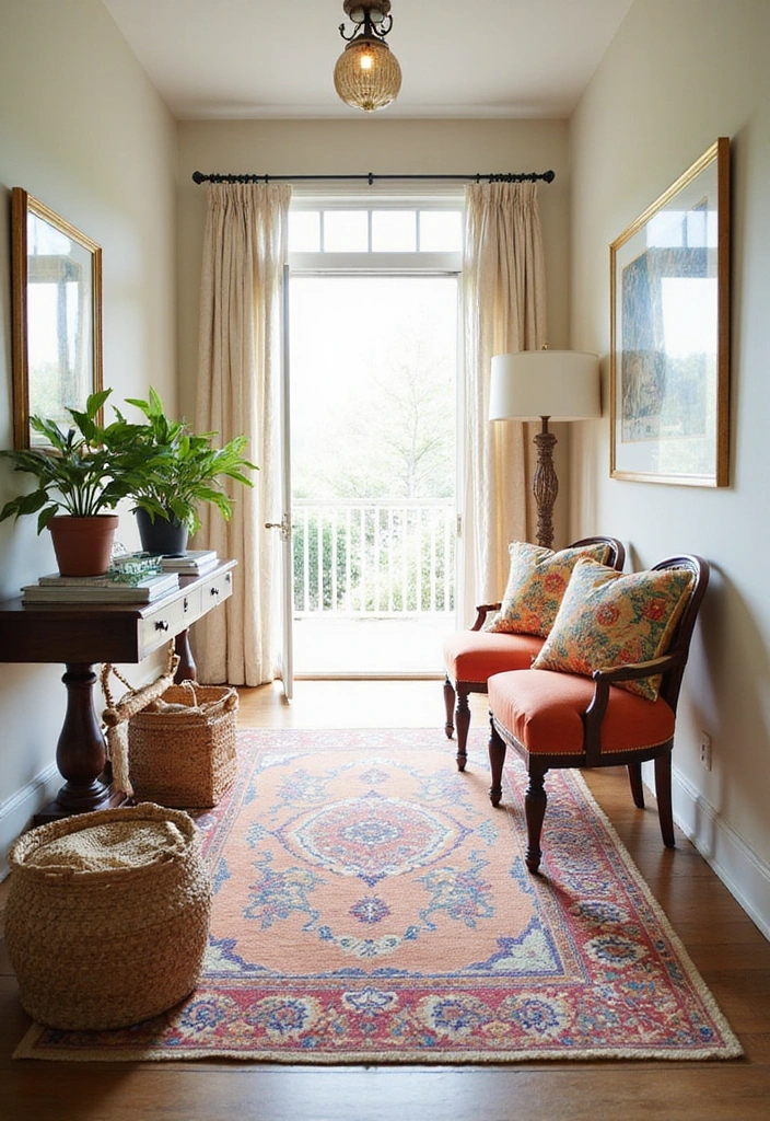 21 Summer Entryway Decor Tips That Will Make a Lasting First Impression (You Can't Miss #3!) - 15. Seasonal Textiles