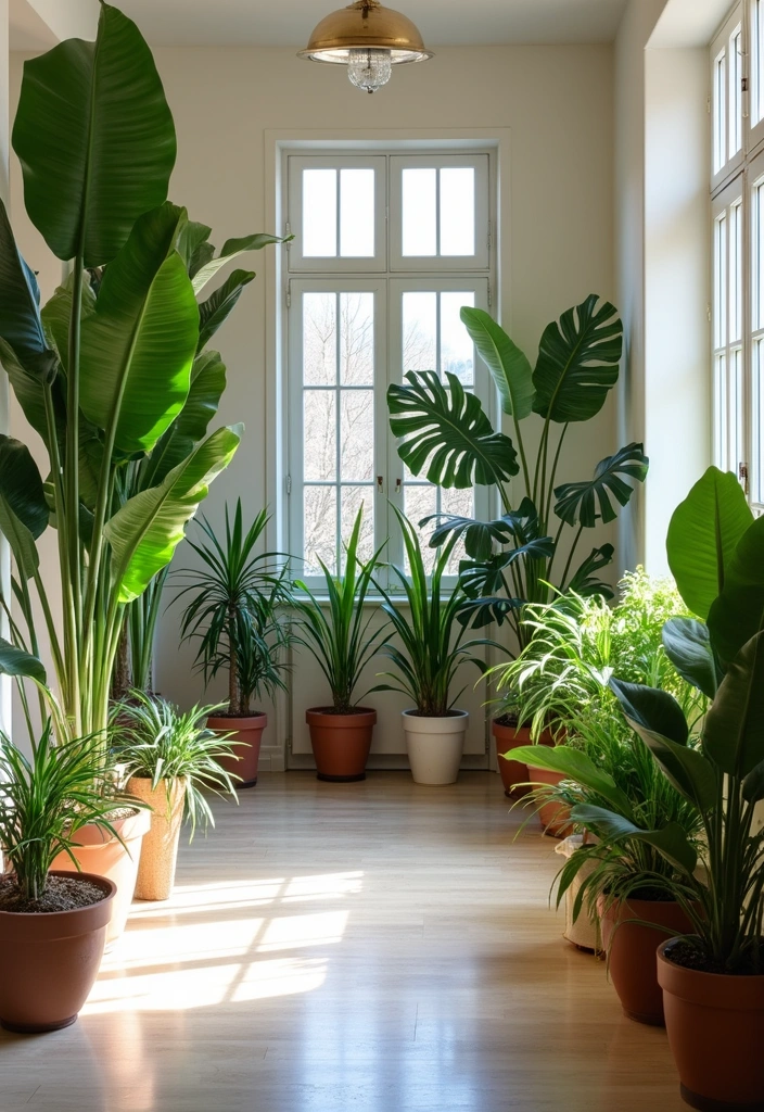 21 Summer Entryway Decor Tips That Will Make a Lasting First Impression (You Can't Miss #3!) - 7. Greenery Galore