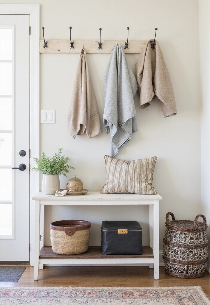 21 Summer Entryway Decor Tips That Will Make a Lasting First Impression (You Can't Miss #3!) - 8. Functional Furniture