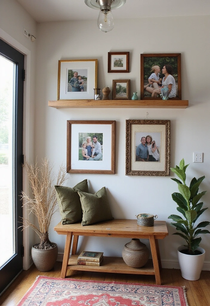 21 Summer Entryway Decor Tips That Will Make a Lasting First Impression (You Can't Miss #3!) - 9. Personal Touches