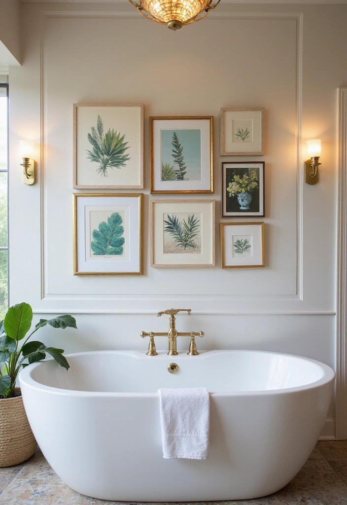 Pro Tips for Designing a Spa-Like Bathroom That Transforms Your Routine - 14. Add a Touch of Art