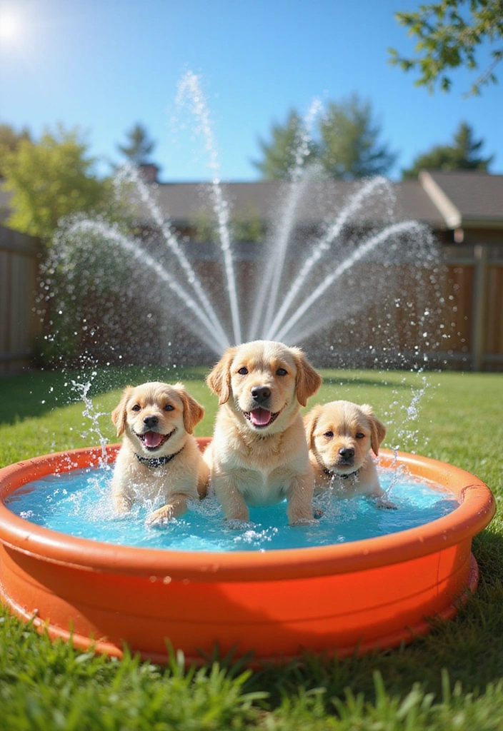10 Genius Ways to Keep Your Pets Hydrated This Summer (You Won't Believe #5!) - 8. Water Games