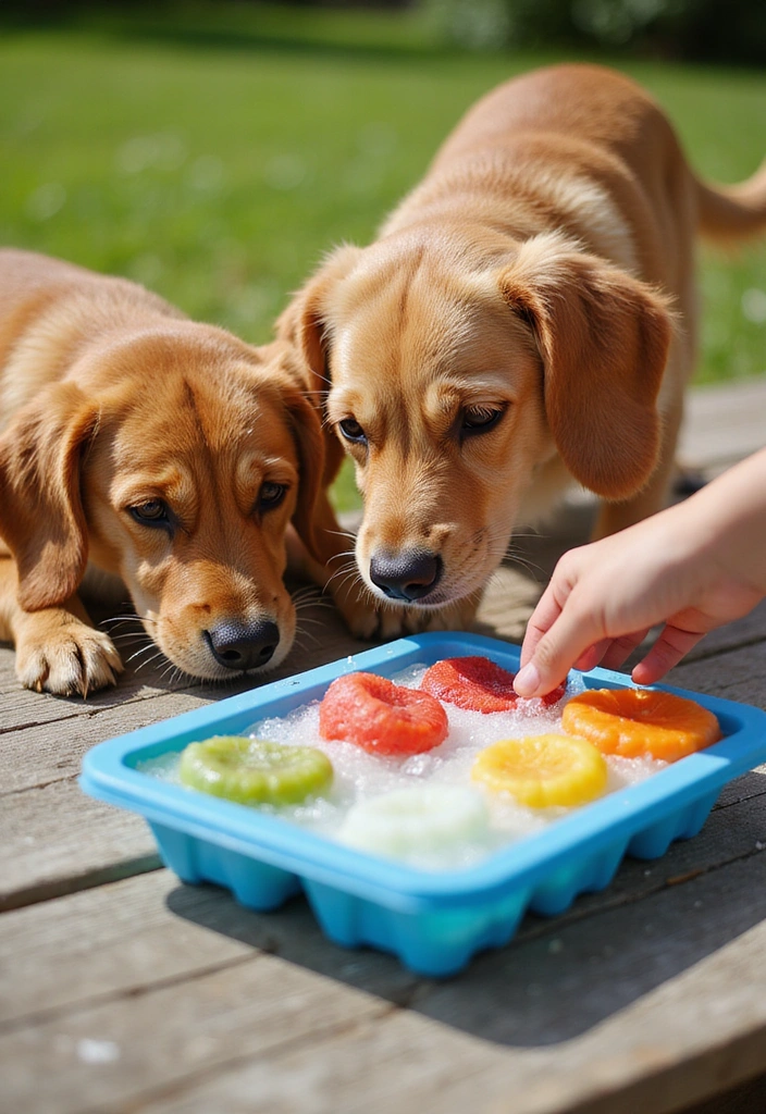 10 Genius Ways to Keep Your Pets Hydrated This Summer (You Won't Believe #5!) - 9. Flavored Ice Cubes