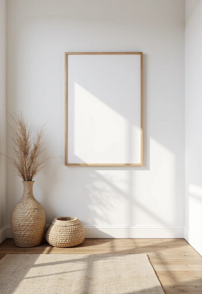 10 Minimalist Interior Design Ideas That Will Transform Your Home into a Serene Sanctuary! - 7. Limit Wall Art