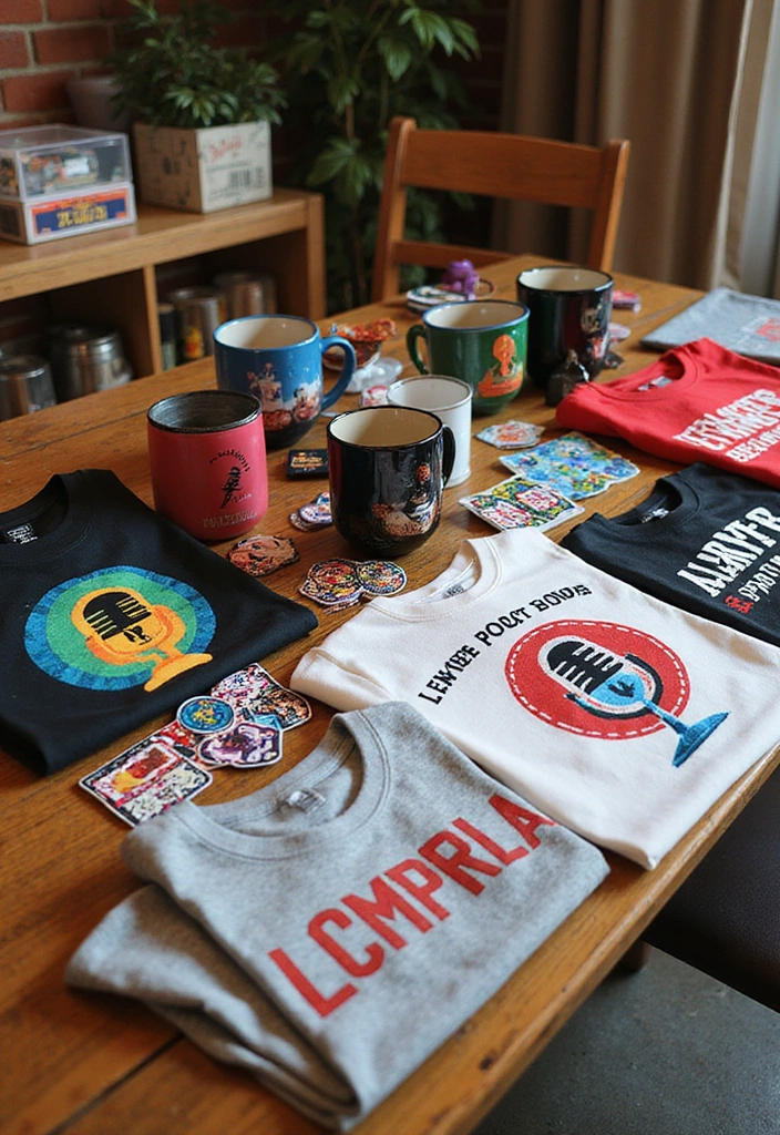 10 Proven Ways to Make Money Podcasting That Will Blow Your Mind! - 4. Merchandise: Your Podcast Brand in the Market