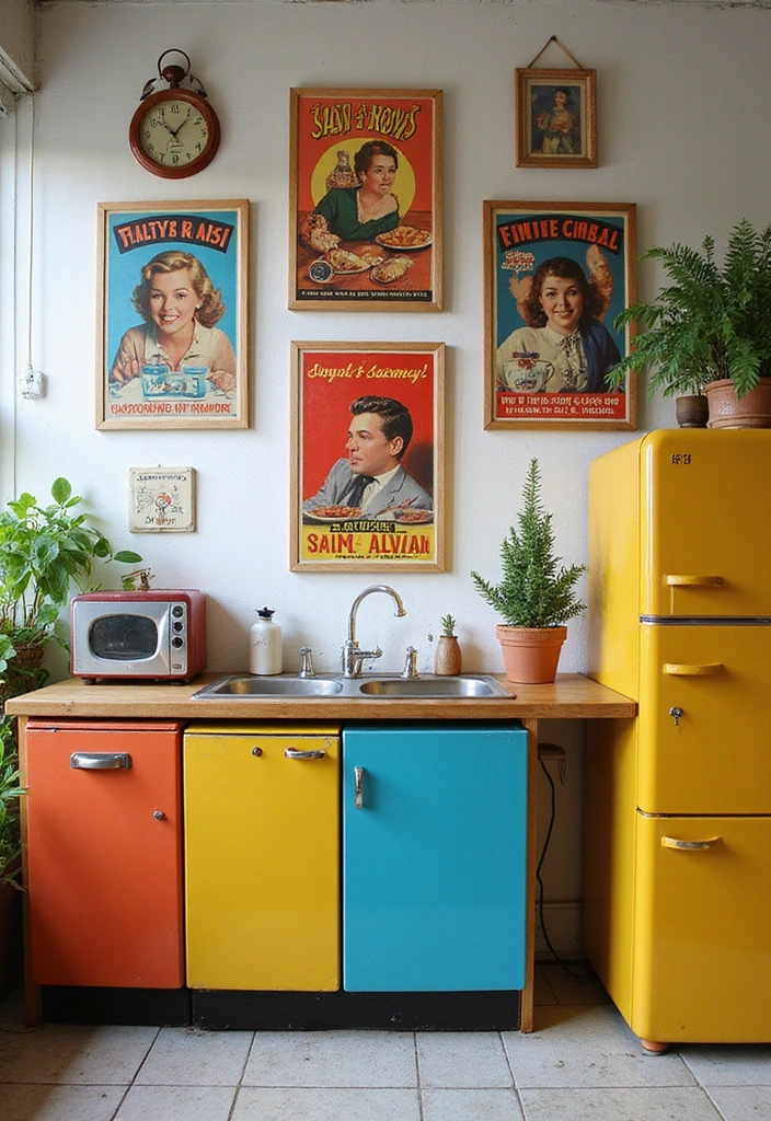 10 Stunning Vintage Wall Art Pieces That Will Transform Your Space (You Won't Believe #4!) - 2. Retro Advertising Posters
