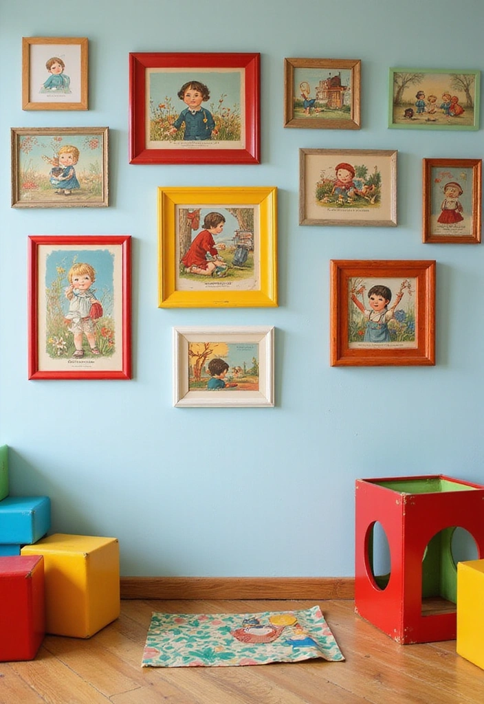 10 Stunning Vintage Wall Art Pieces That Will Transform Your Space (You Won't Believe #4!) - 4. Quirky Vintage Illustrations