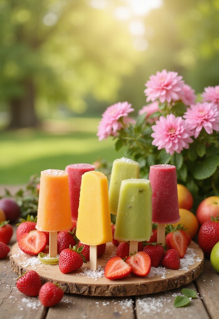 12 Delectable Ways to Stay Hydrated This Summer (You Won't Believe #7!) - 11. Frozen Fruit Pops