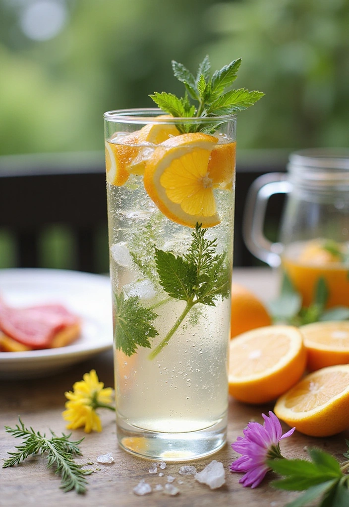 12 Delectable Ways to Stay Hydrated This Summer (You Won't Believe #7!) - 12. Herbal Infused Sparkling Water