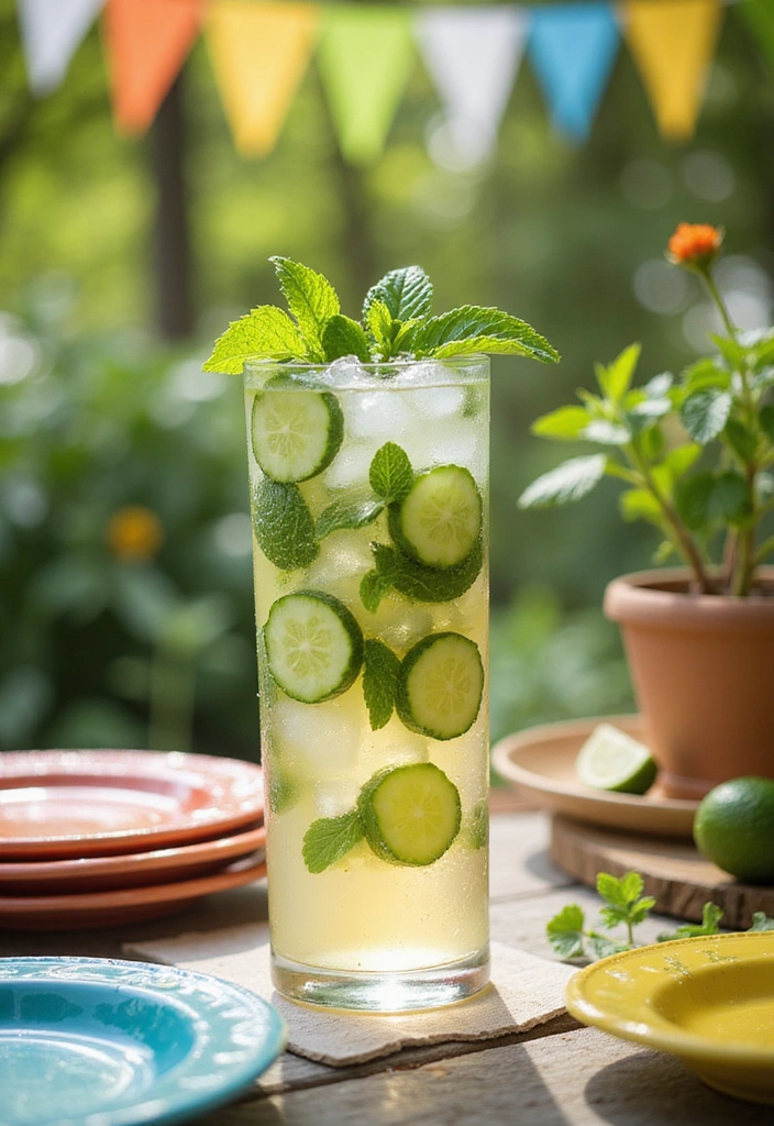 12 Delectable Ways to Stay Hydrated This Summer (You Won't Believe #7!) - 8. Cucumber Mint Cooler