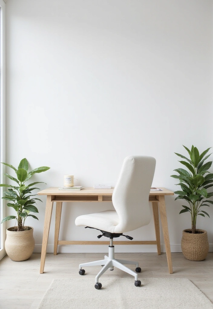 12 Modern Office Space Inspirations That'll Make You Want to Work from Home! - 1. Minimalist Chic