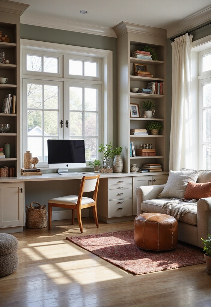 12 Modern Office Space Inspirations That'll Make You Want to Work from Home! - 11. Functional Family Space