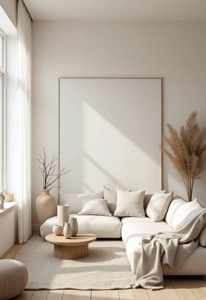 14 Minimalist Living Room Decor Hacks for a Simplified Life (Warning: #4 Is Transformational!) - 1. Choose a Neutral Color Palette