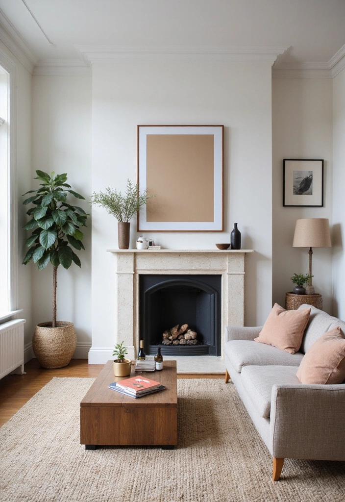 14 Minimalist Living Room Decor Hacks for a Simplified Life (Warning: #4 Is Transformational!) - 8. Create a Focal Point
