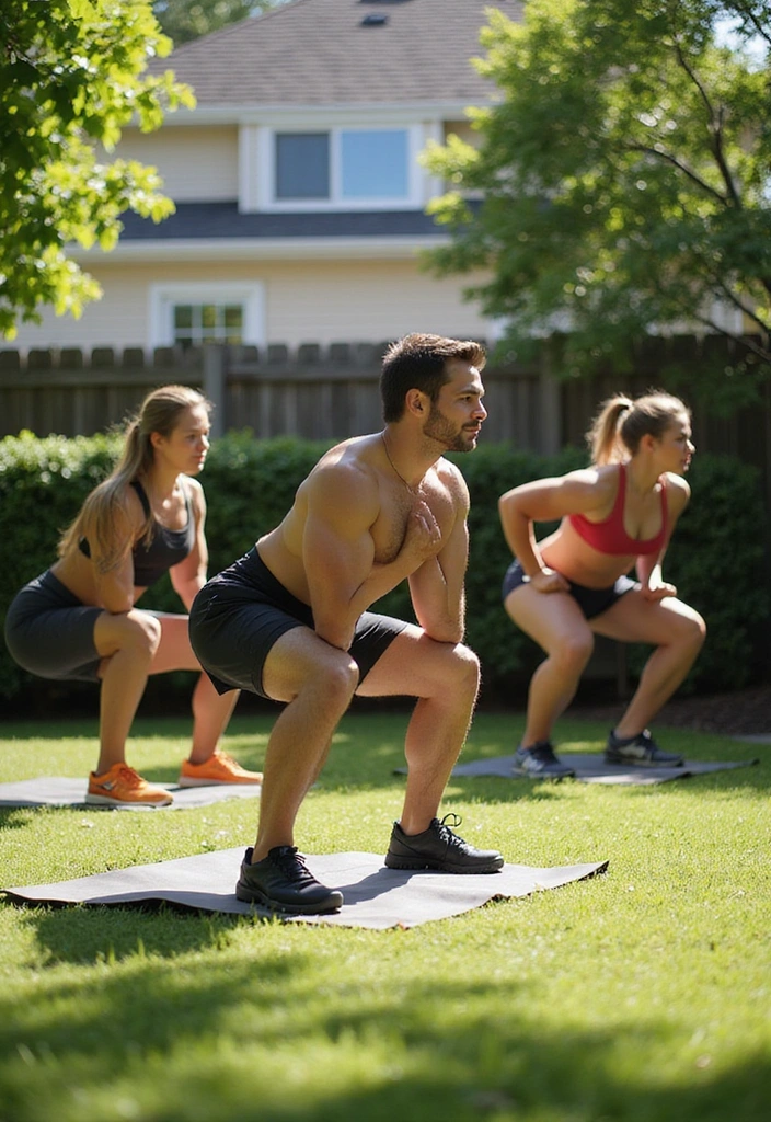 15 Home Workouts You Can Do Without Equipment (Get Fit in Just 20 Minutes!) - 2. Bodyweight Squats – Sculpt Those Legs!