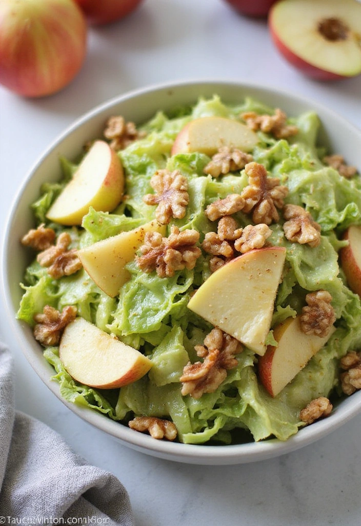 15 Refreshing Summer Salads That'll Make You Feel Like It's Always Vacation Time! - 12. Cabbage and Apple Salad