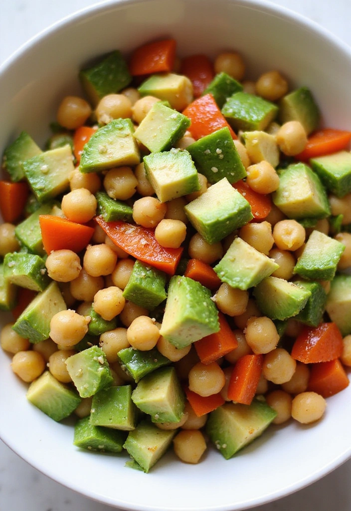 15 Refreshing Summer Salads That'll Make You Feel Like It's Always Vacation Time! - 13. Chickpea and Avocado Salad