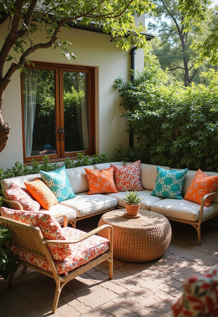 15 Stunning Summer Home Accessories to Transform Your Outdoor Space (You Won't Believe #8!) - 1. Colorful Outdoor Cushions