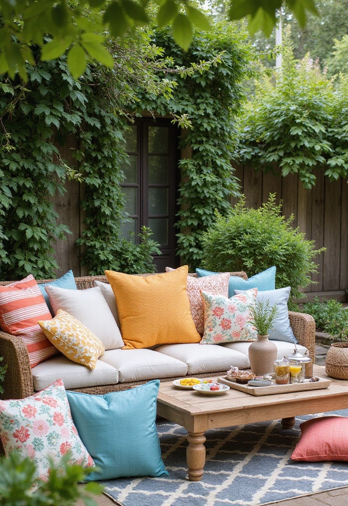15 Stunning Summer Home Accessories to Transform Your Outdoor Space (You Won't Believe #8!) - 1. Vibrant Outdoor Pillow Sets