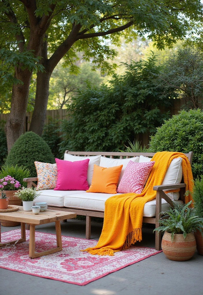 15 Stunning Summer Home Accessories to Transform Your Outdoor Space (You Won't Believe #8!) - 10. Bright Summer Throws