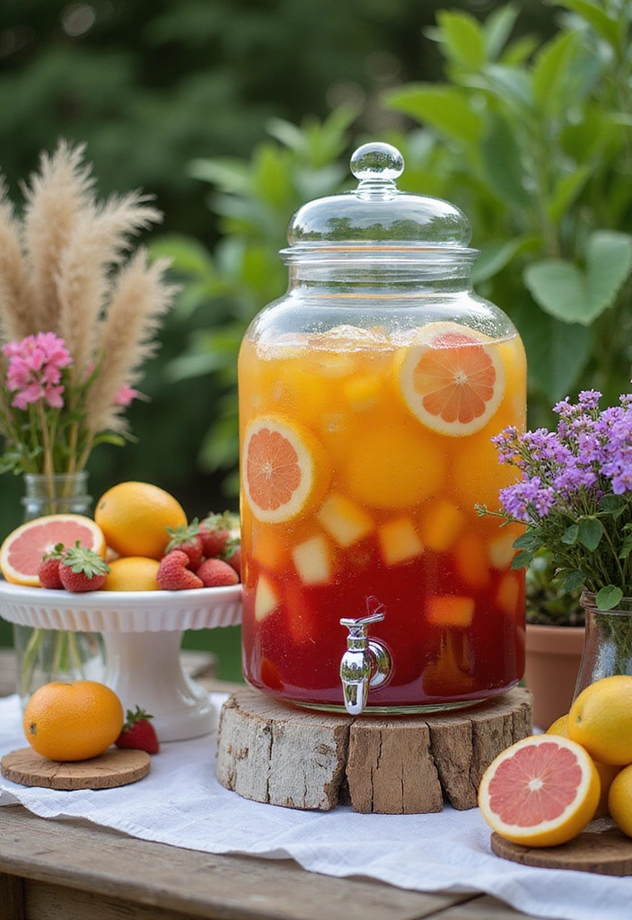 15 Stunning Summer Home Accessories to Transform Your Outdoor Space (You Won't Believe #8!) - 13. Outdoor Drink Dispenser