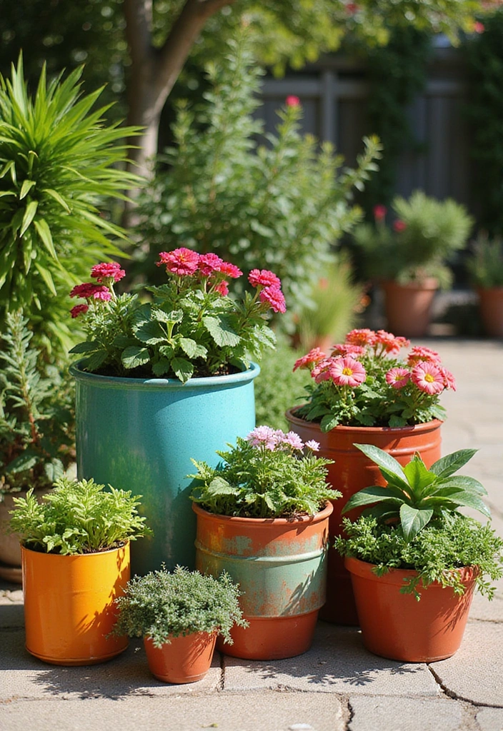 15 Stunning Summer Home Accessories to Transform Your Outdoor Space (You Won't Believe #8!) - 3. Vibrant Planters