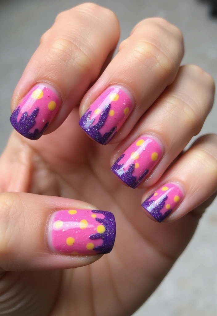 15 Stunning Summer Nails Inspired by Beach Vibes (You’ll Want #7 ASAP!) - 6. Coral Reef Inspiration
