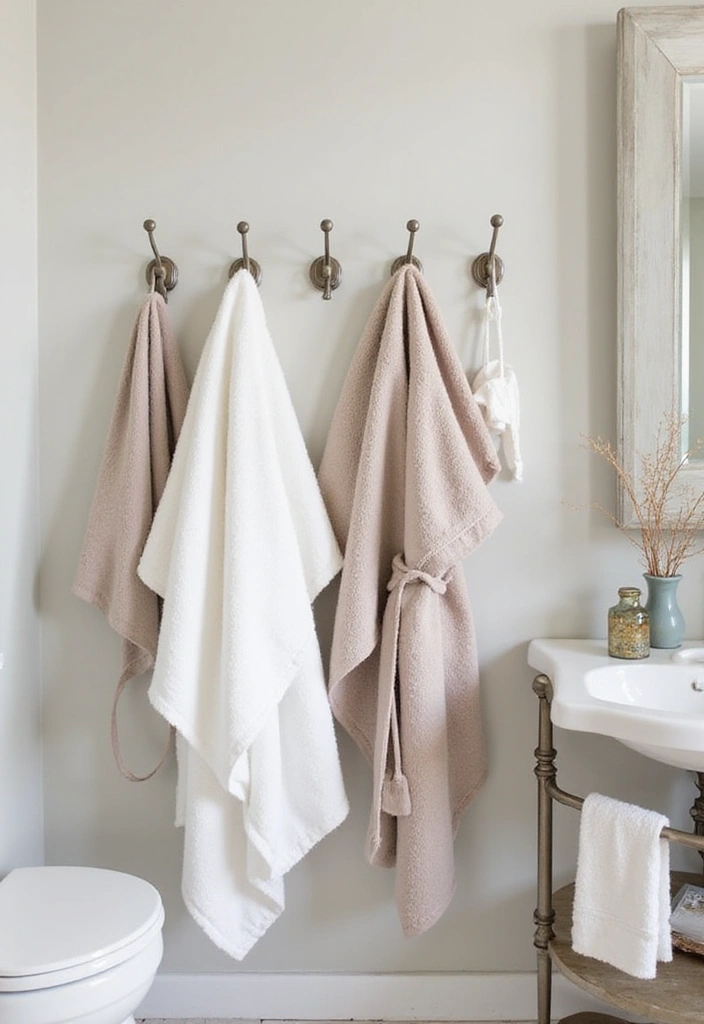 19 IKEA Bathroom Decor Ideas That'll Turn Your Space into a Relaxing Oasis (On a Budget!) - 15. Clever Use of Hooks