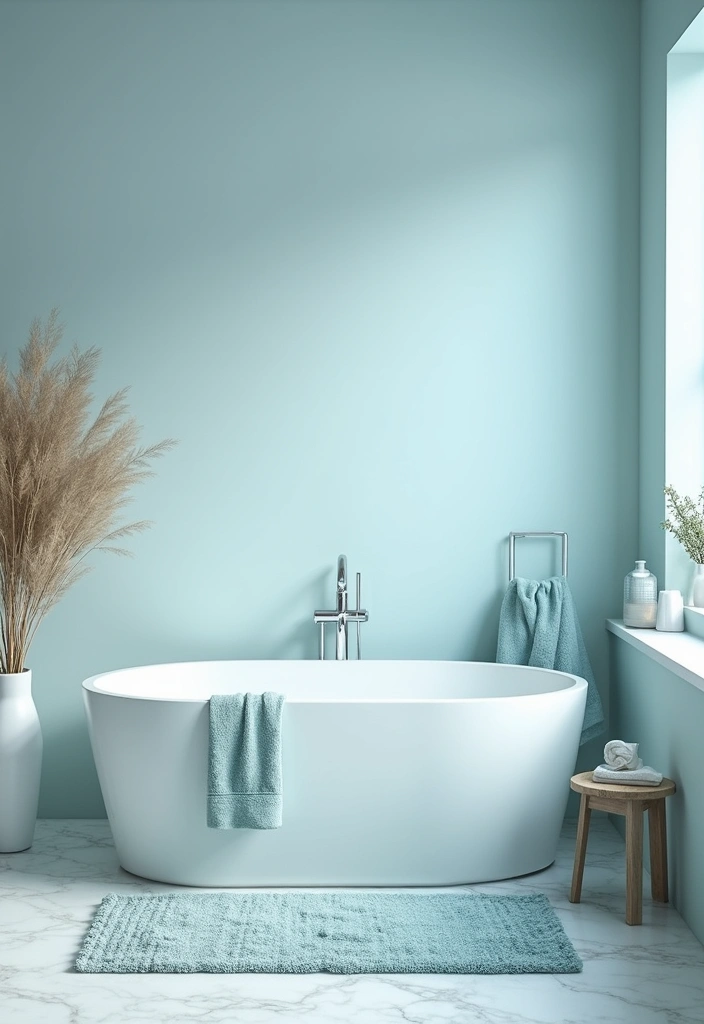 19 IKEA Bathroom Decor Ideas That'll Turn Your Space into a Relaxing Oasis (On a Budget!) - 2. Relaxing Color Palette