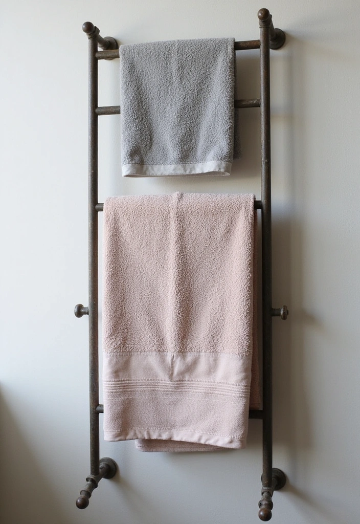 19 IKEA Bathroom Decor Ideas That'll Turn Your Space into a Relaxing Oasis (On a Budget!) - 9. Stylish Towel Rack