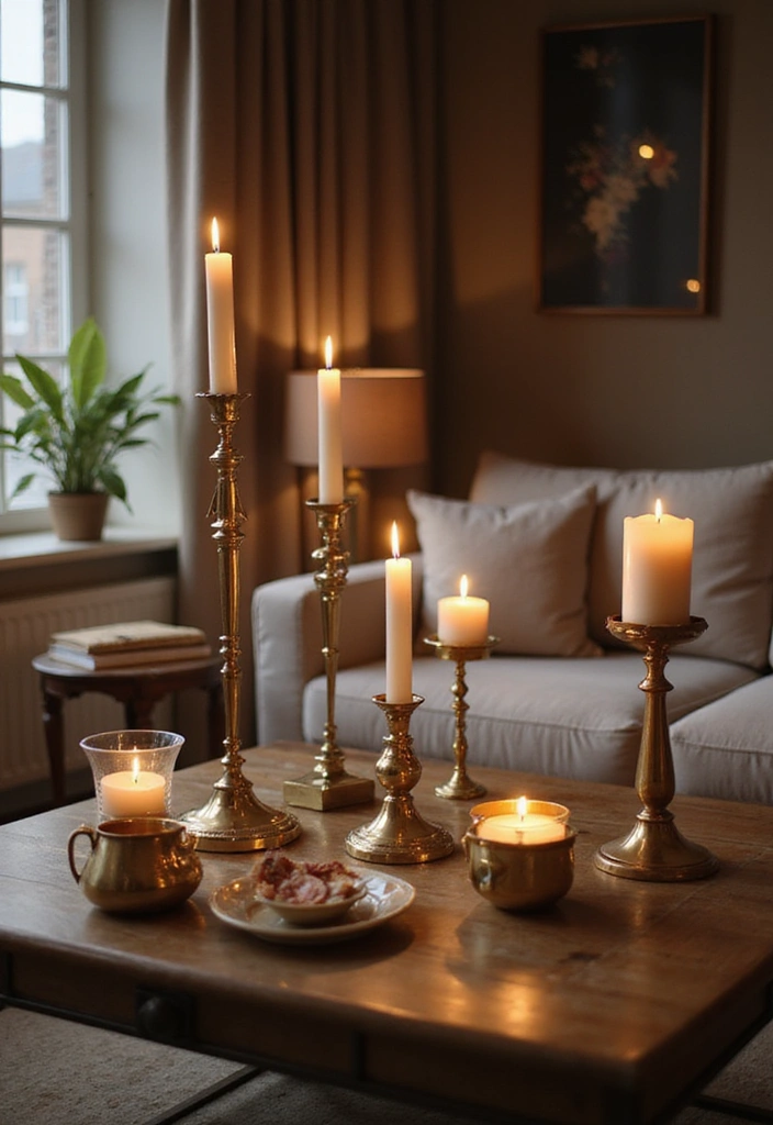 22 Decorative Lighting Ideas That Will Make Your Home Shine Like Never Before! - 10. Candle Holders: Timeless Charm