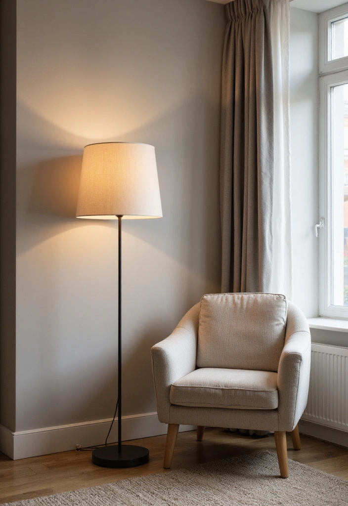 22 Decorative Lighting Ideas That Will Make Your Home Shine Like Never Before! - 3. Floor Lamps: Style and Function