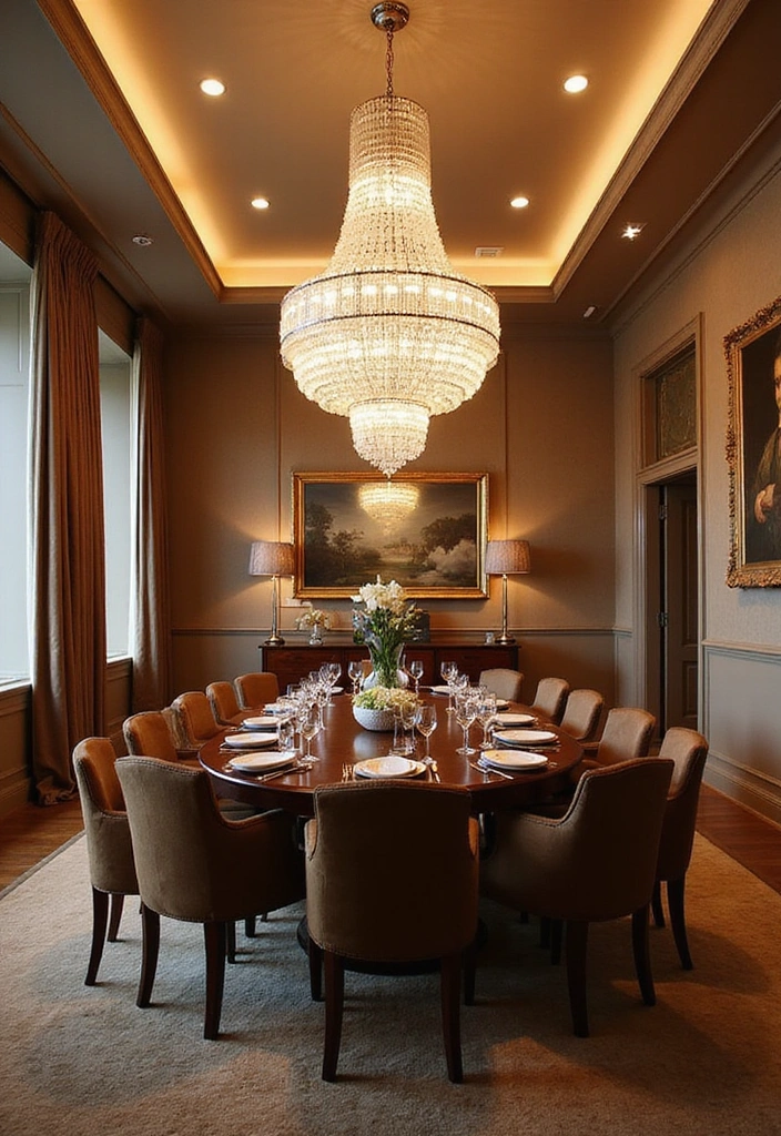 22 Decorative Lighting Ideas That Will Make Your Home Shine Like Never Before! - 5. Chandeliers: A Statement Piece