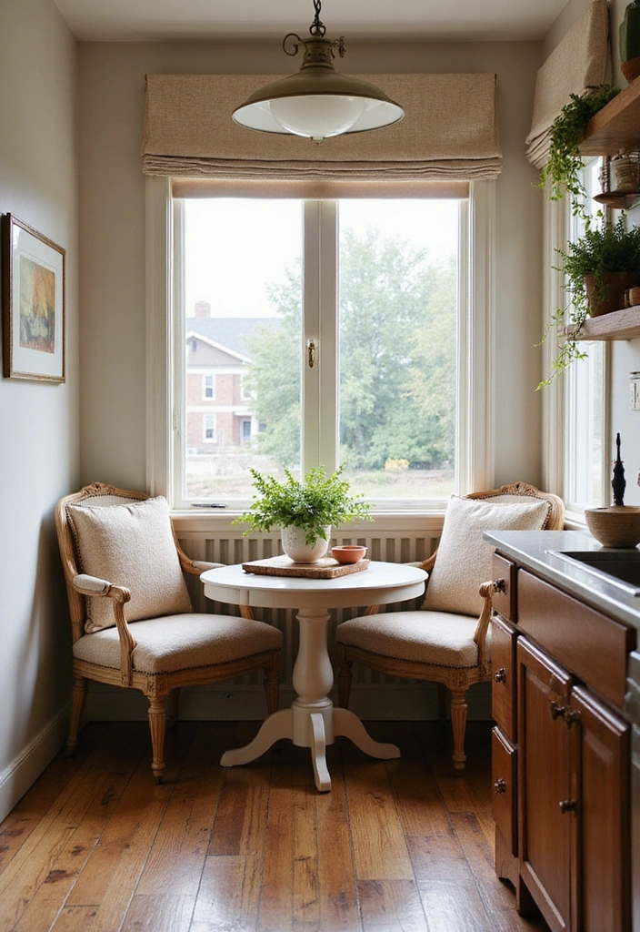 25 Farmhouse Kitchen Decor Ideas That'll Transform Your Space into a Cozy Retreat! - 13. Cozy Nooks