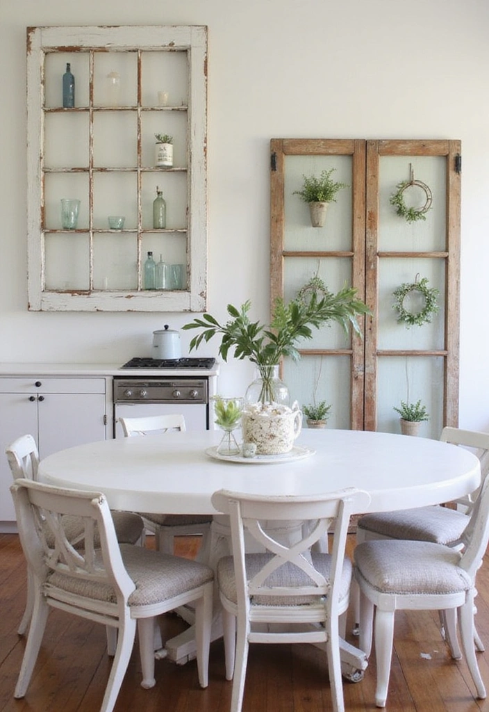 25 Farmhouse Kitchen Decor Ideas That'll Transform Your Space into a Cozy Retreat! - 23. Repurposed Decor Items