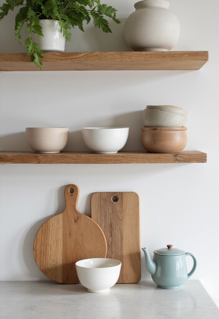 25 Farmhouse Kitchen Decor Ideas That'll Transform Your Space into a Cozy Retreat! - 24. Simple, Functional Decor