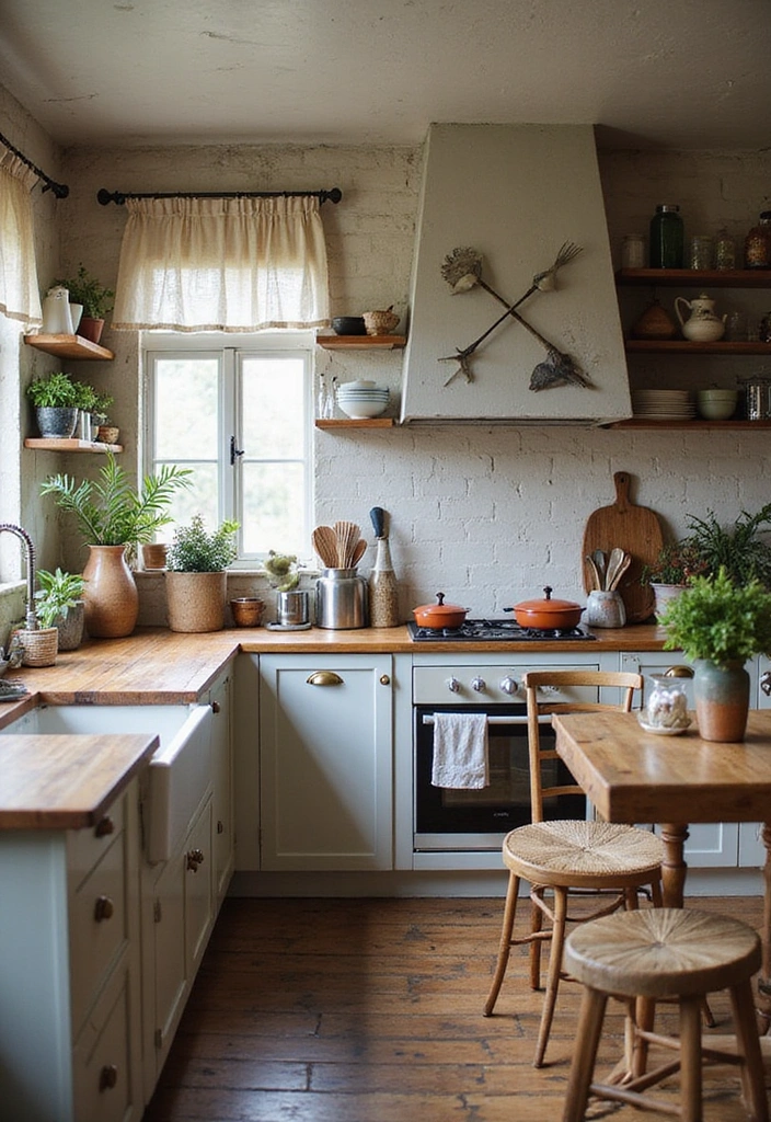 25 Farmhouse Kitchen Decor Ideas That'll Transform Your Space into a Cozy Retreat! - 25. Embrace Imperfection