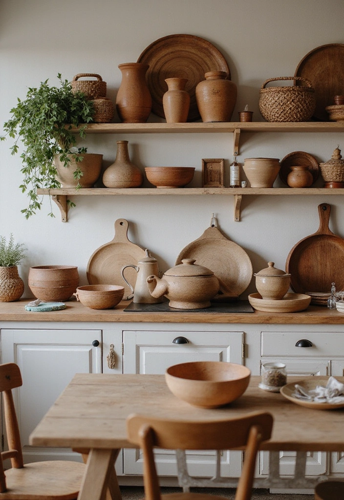 25 Farmhouse Kitchen Decor Ideas That'll Transform Your Space into a Cozy Retreat! - 9. Handcrafted Decor